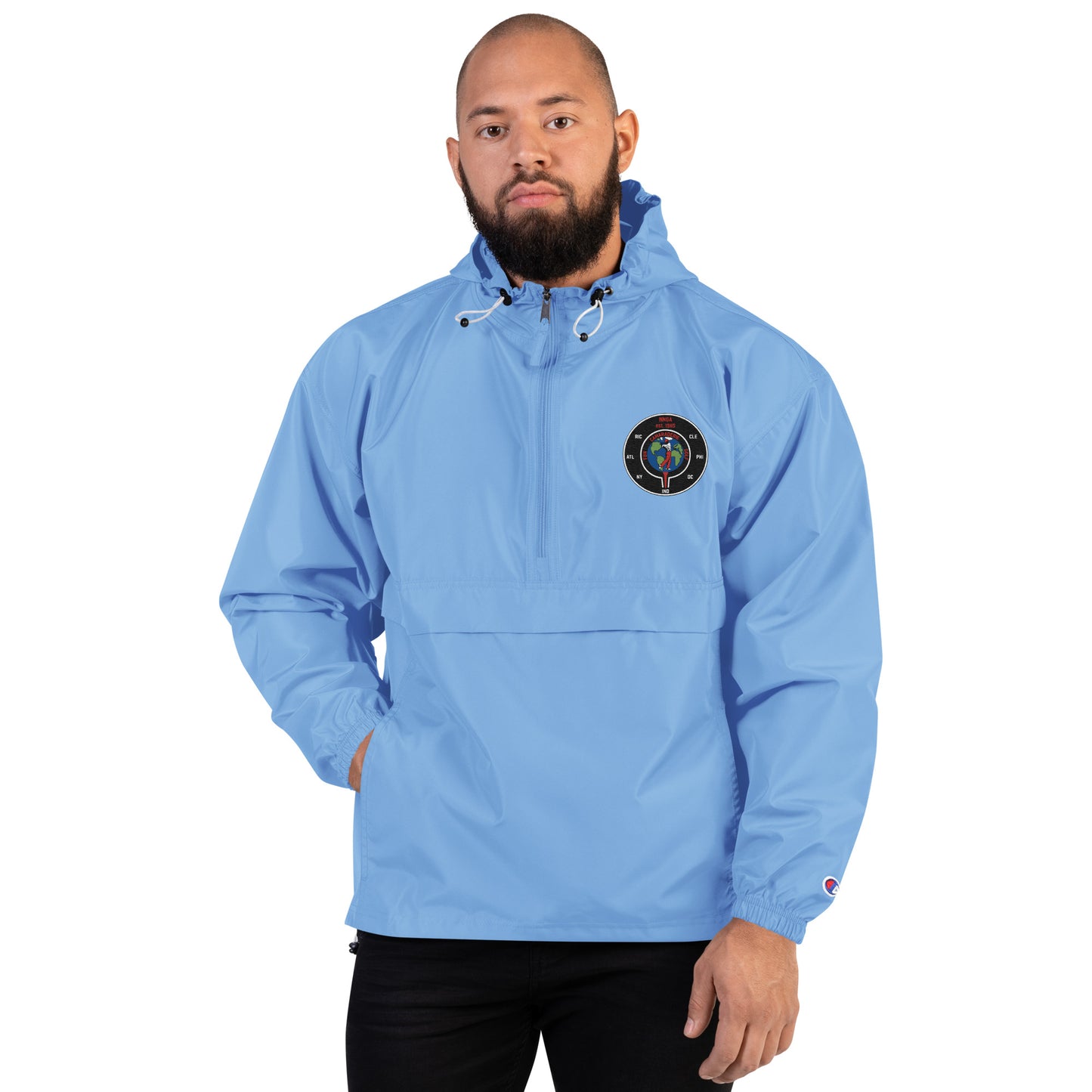 Embroidered Champion Packable Jacket